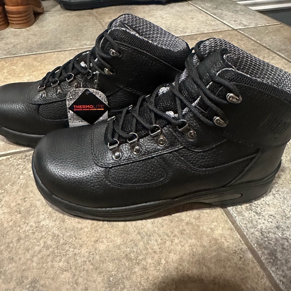 Black Men's Waterproof Boots